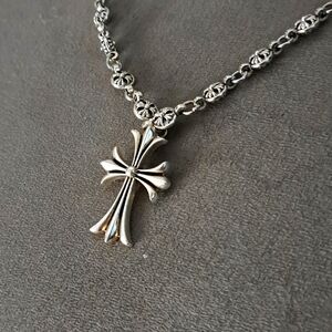 CHROME HEART CROSS CHAIN JEWELERY METAL